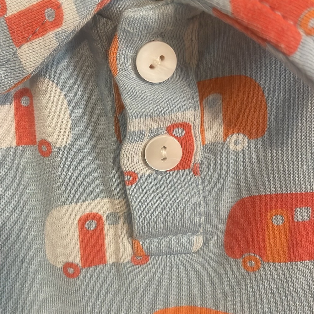 Kickee Pants Shortall Romper (3-6 Months) - Picture 3 of 7